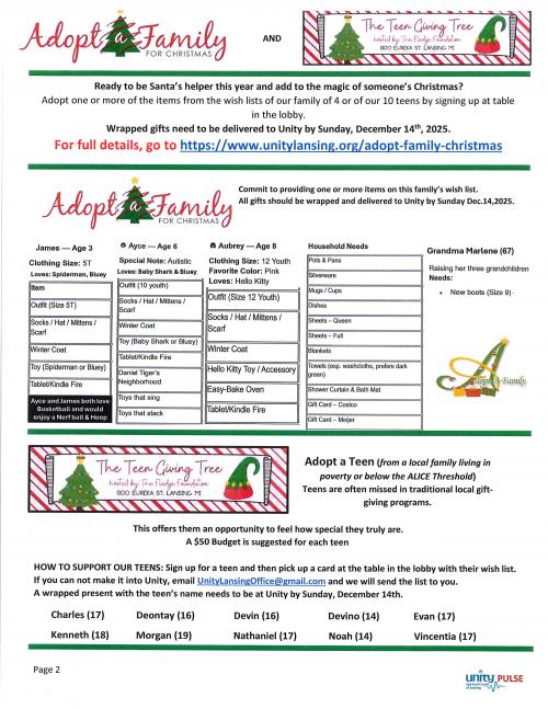 Unity Pulse front page