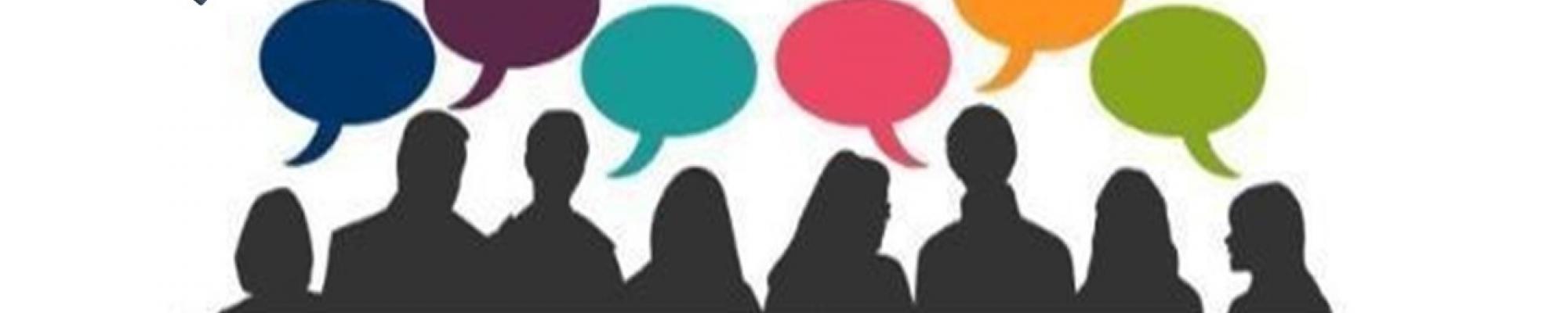 people talking